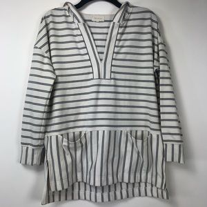 Melló day Black and White Striped Jacket Size S